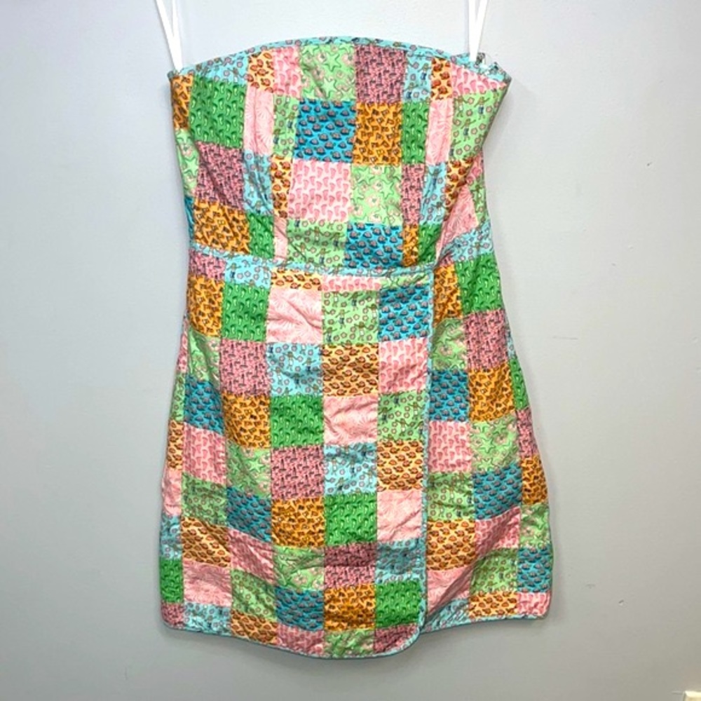 Vineyard Vines Seaside patchwork dress